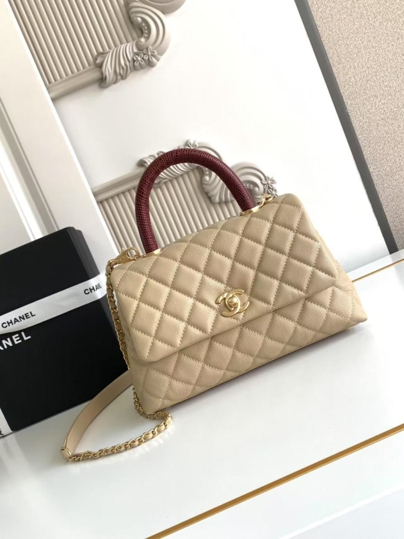Ch**el top handle bags
